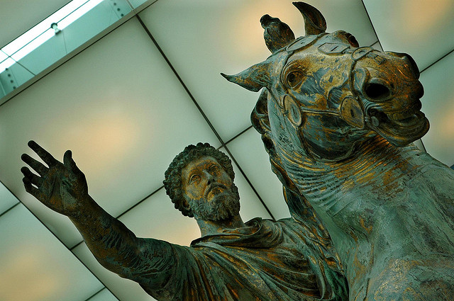 Famous Places in Rome - statue of Marcus Aurelius