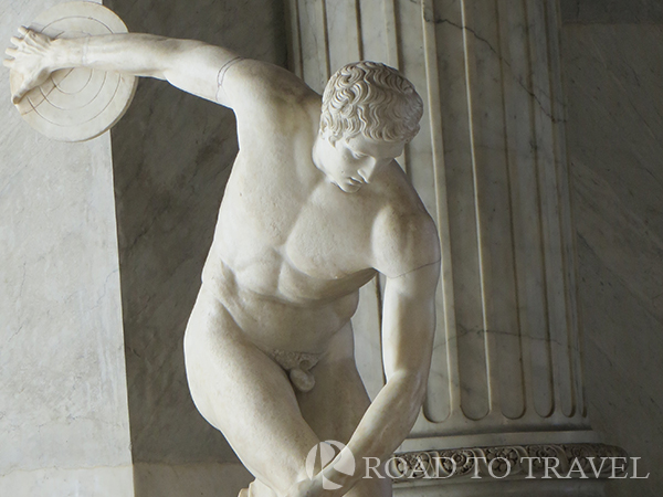 Vatican Museum Antiquities The Vatican Museum collection includes treasures of antiquity such as this of the Greek discus thrower from the first century BC.