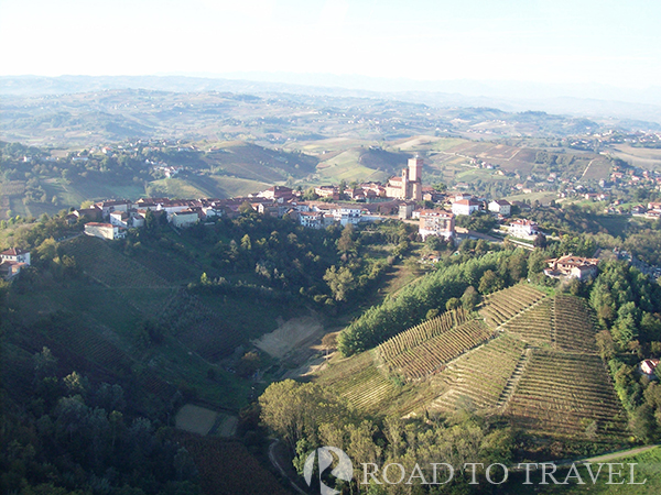 Langhe Piedmont View of the Langhe region during a ballon ride.