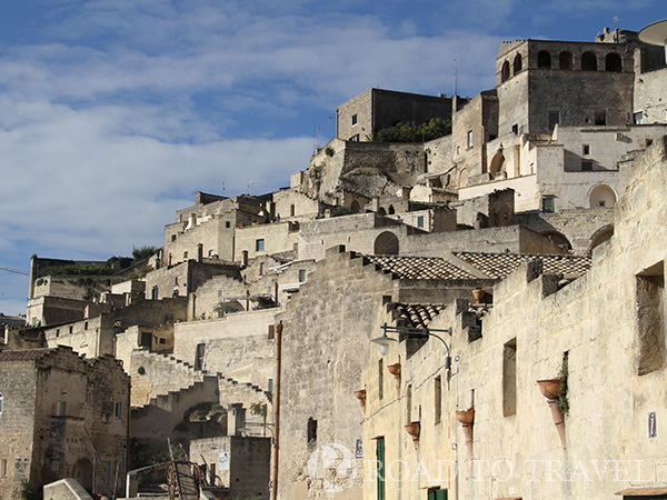 Part of the Sassi from the western side Part of the Sassi from the western side.