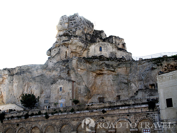 Matera - Rupestian Church A Rupestrian Church, one of the more than 115 churches and crypts carved out of rock.