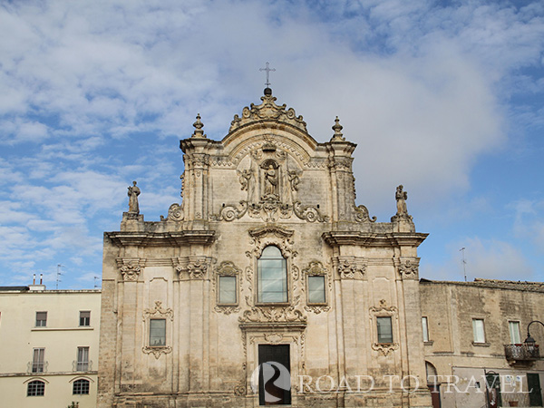 Chiesa San Francesco di Assisi View of the facade of the Church of St Francis of Assis in Matera.