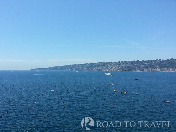 Posillipo View of Posillipo hill from the Naples city centre.