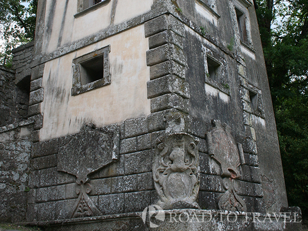 Leaning House - Bomarzo The Leaning House : dedicated to cardinal Cristoforo Madruzzo inside the Park of the Monster, once<br/> you are inside the floors and walls are not flat and your mind starts giving you this vertigo feeling.