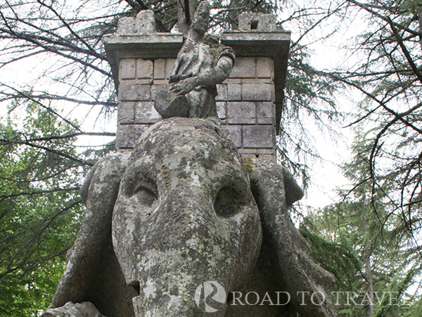 Hannibal's Elephant - Bomarzo Gardens The Hannibal's Elephant is one of the main sculpure inside the Bomarzo Giardini.