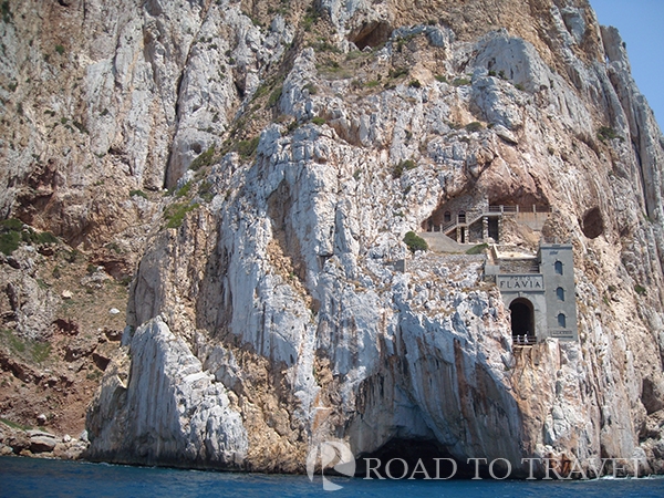 Porto Flavia - Sardinia Porto Flavia was and area od severaln mining rich in coal, sulphur, barium, zinc, lead, silver