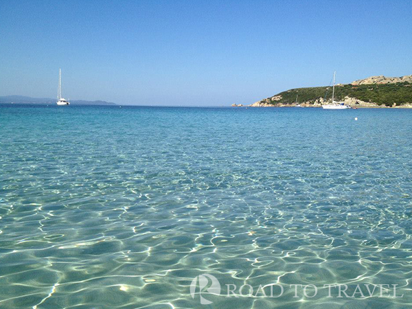 Sardinia beaches White send beach near Santa Teresa di Gallura.