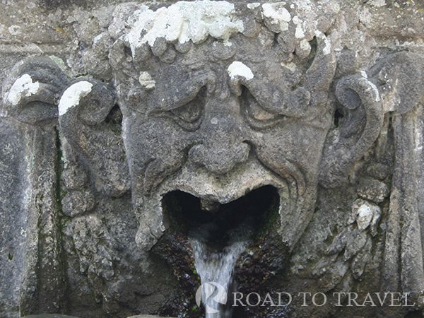 Villa Lante Fountain The gardens are a perferct creation of fountains, grottoes, statues and villa houses.